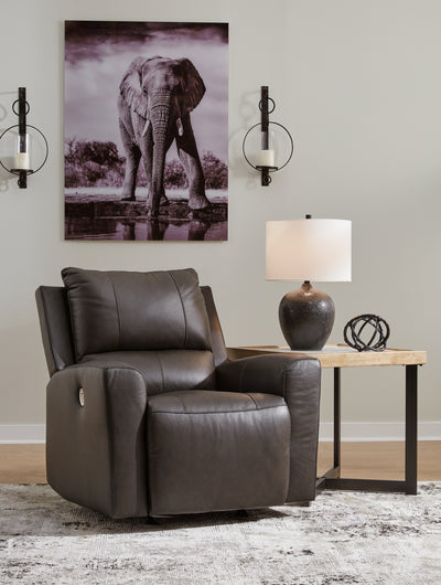 Tampa Furniture Outlet Lutz - Ashley Furniture - Boxmere Living Room - Power Rocker Recliner / Storm - U1310098