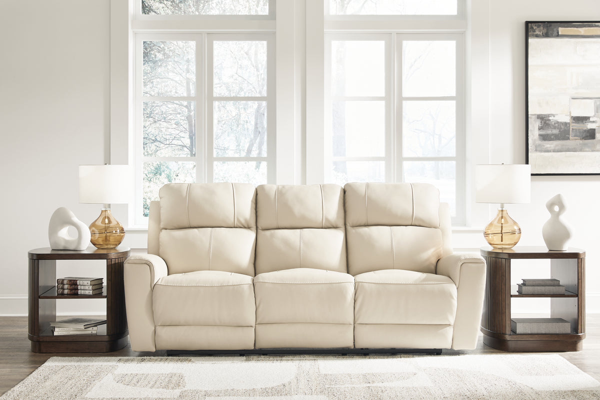 Tampa Furniture Outlet Lutz - Ashley Furniture - Dahlmoore Living Room - Reclining Power Sofa / Almond - U1320087