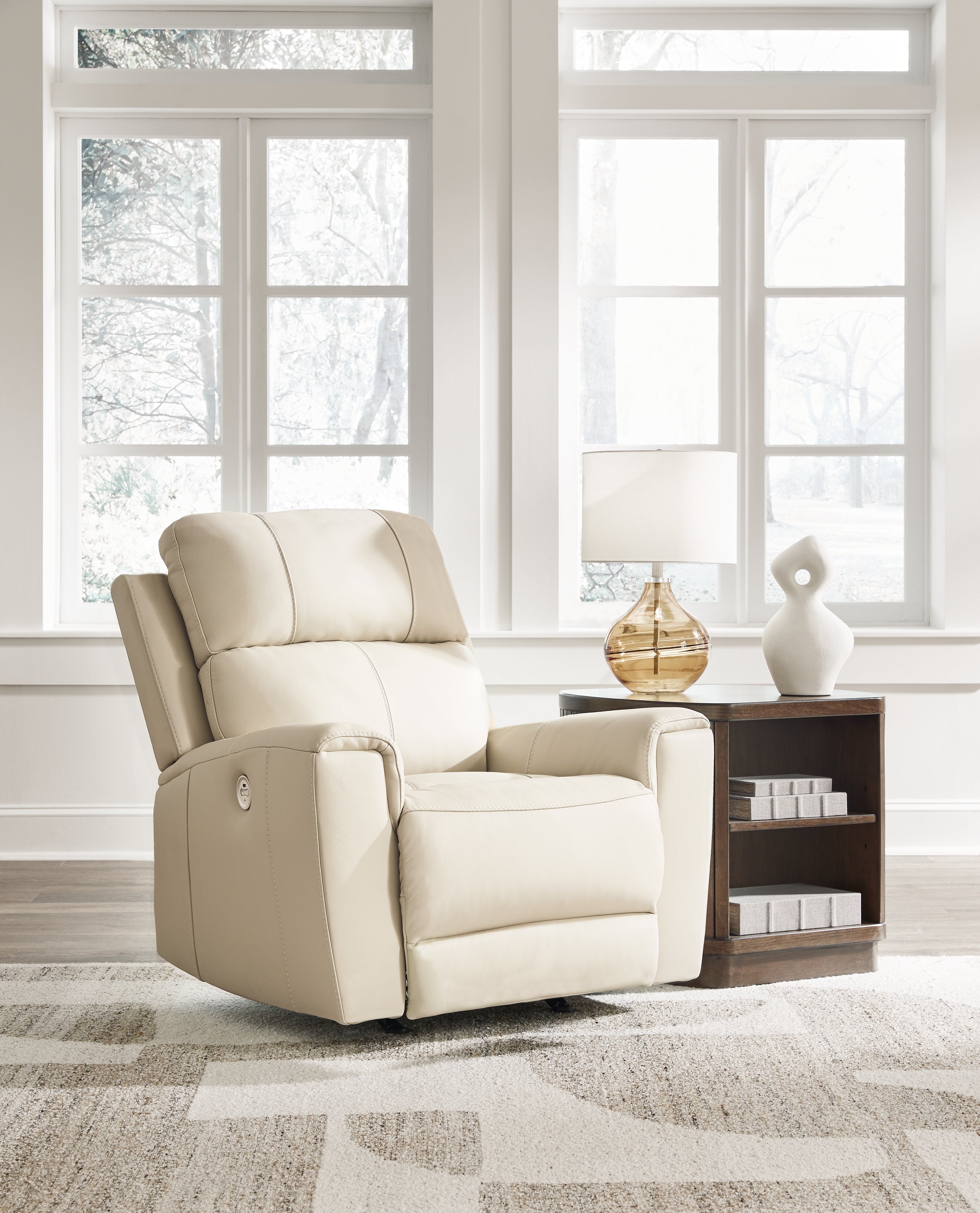 Tampa Furniture Outlet Lutz - Ashley Furniture - Dahlmoore Living Room - Power Rocker Recliner / Almond - U1320098
