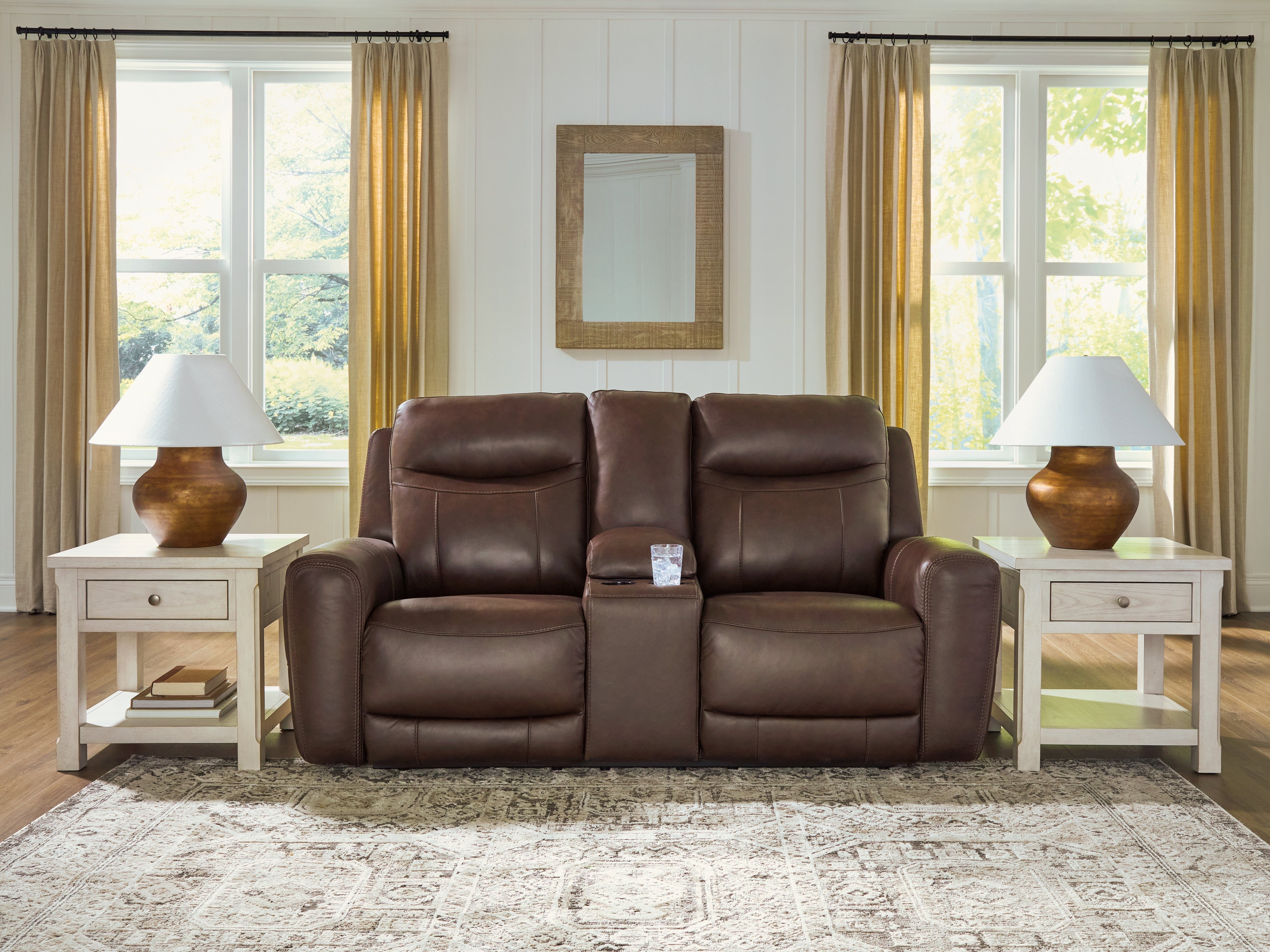 Tampa Furniture Outlet Lutz - Ashley Furniture - Gravier Living Room - PWR REC Loveseat/CON/ADJ HDRST / Cordova - U1330118