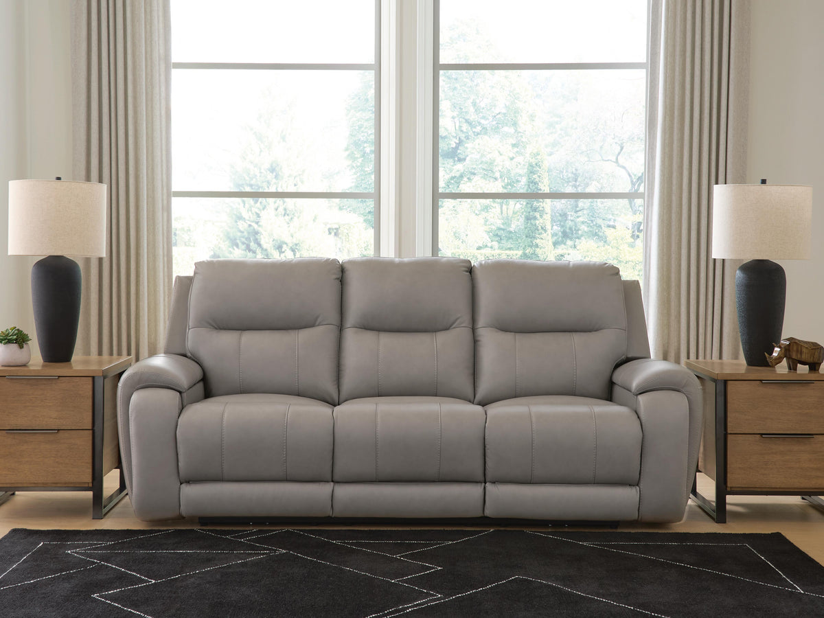 Tampa Furniture Outlet Lutz - Ashley Furniture - Real Moments Living Room - PWR REC Sofa w/Audio Seating - PCU1370015A