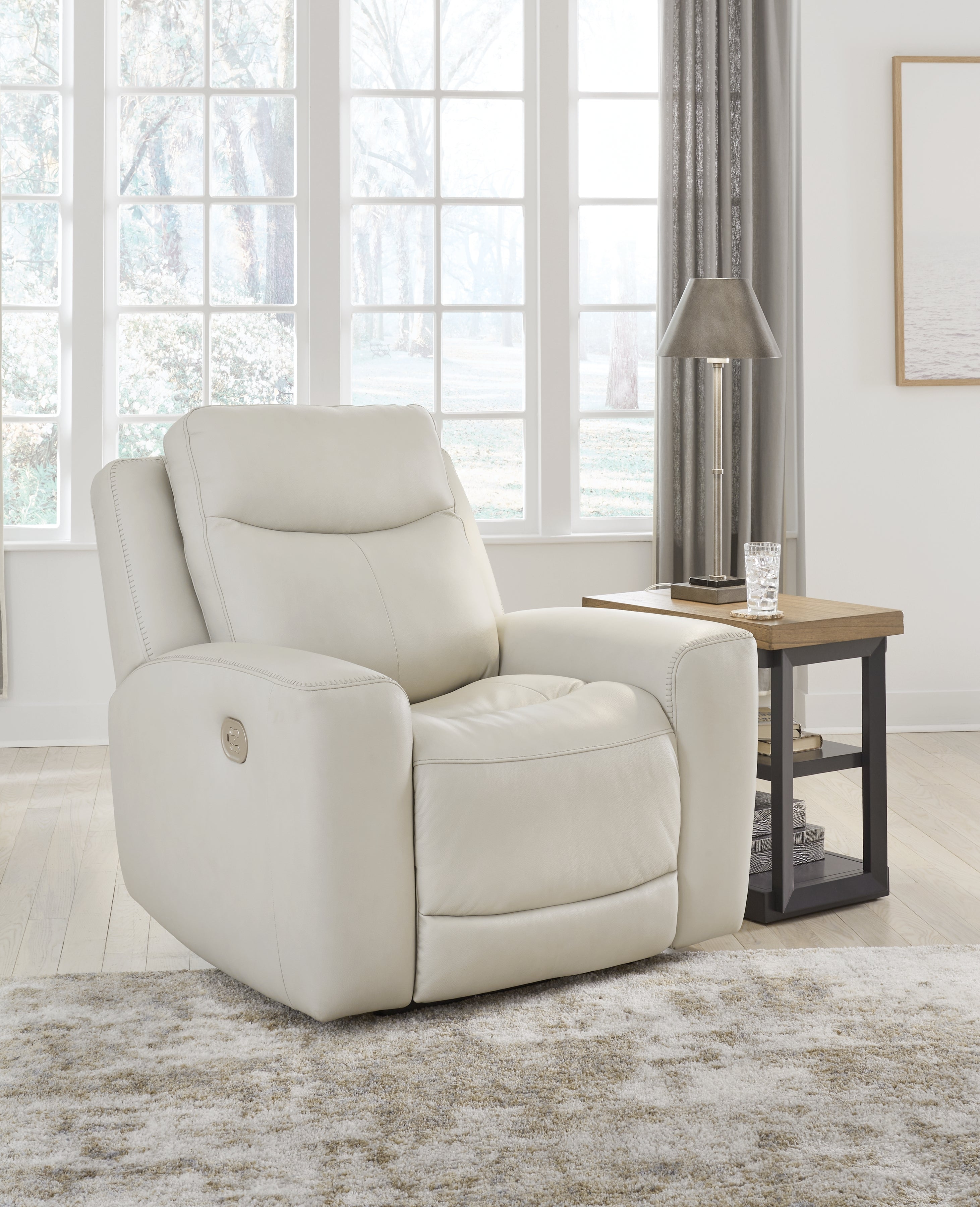 Tampa Furniture Outlet Lutz - Ashley Furniture - Mindanao Living Room - PWR Recliner/ADJ Headrest / Coconut - U5950513