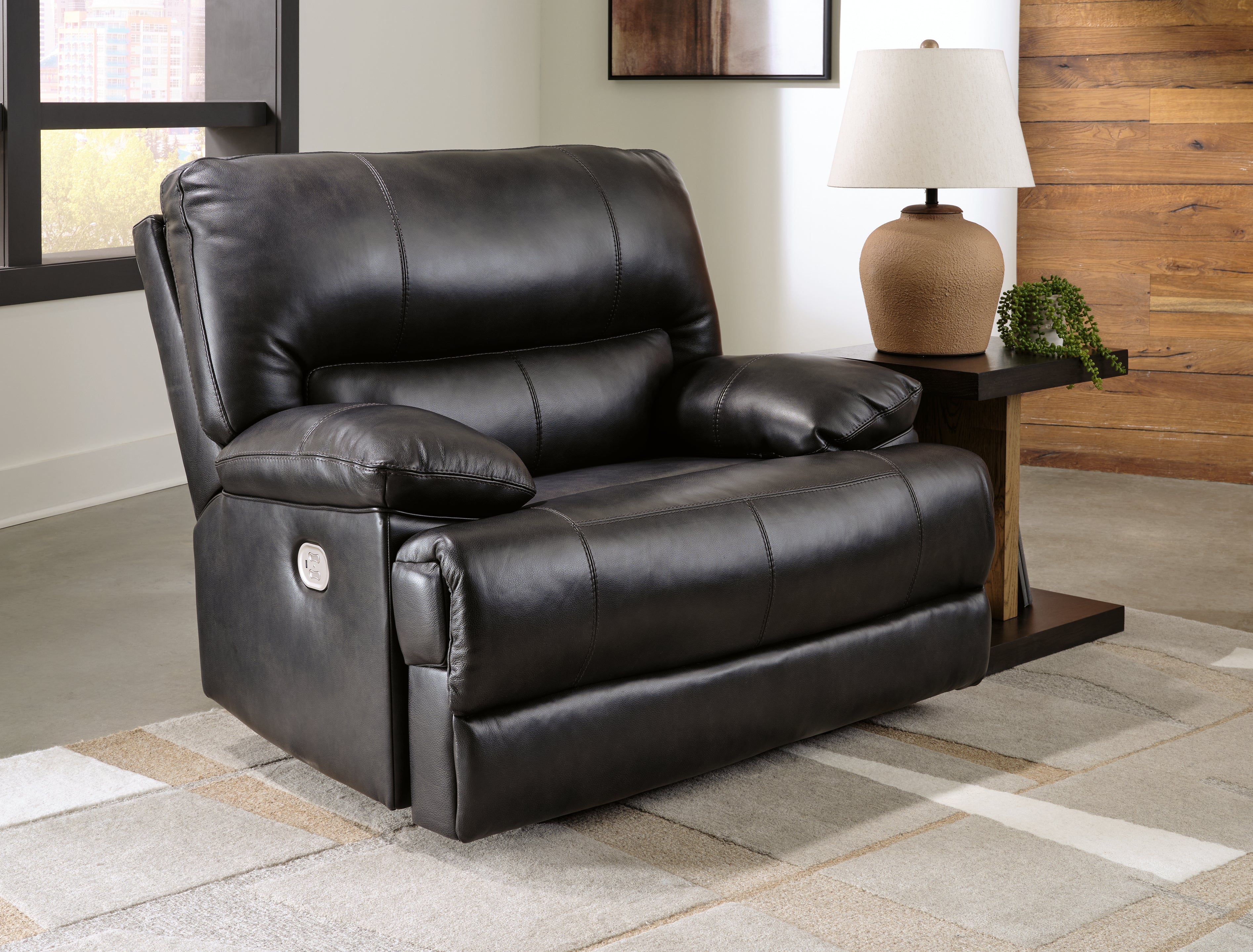 Tampa Furniture Outlet Lutz - Ashley Furniture - Mountainous Living Room - PWR Recliner/ADJ Headrest / Eclipse - U6580182