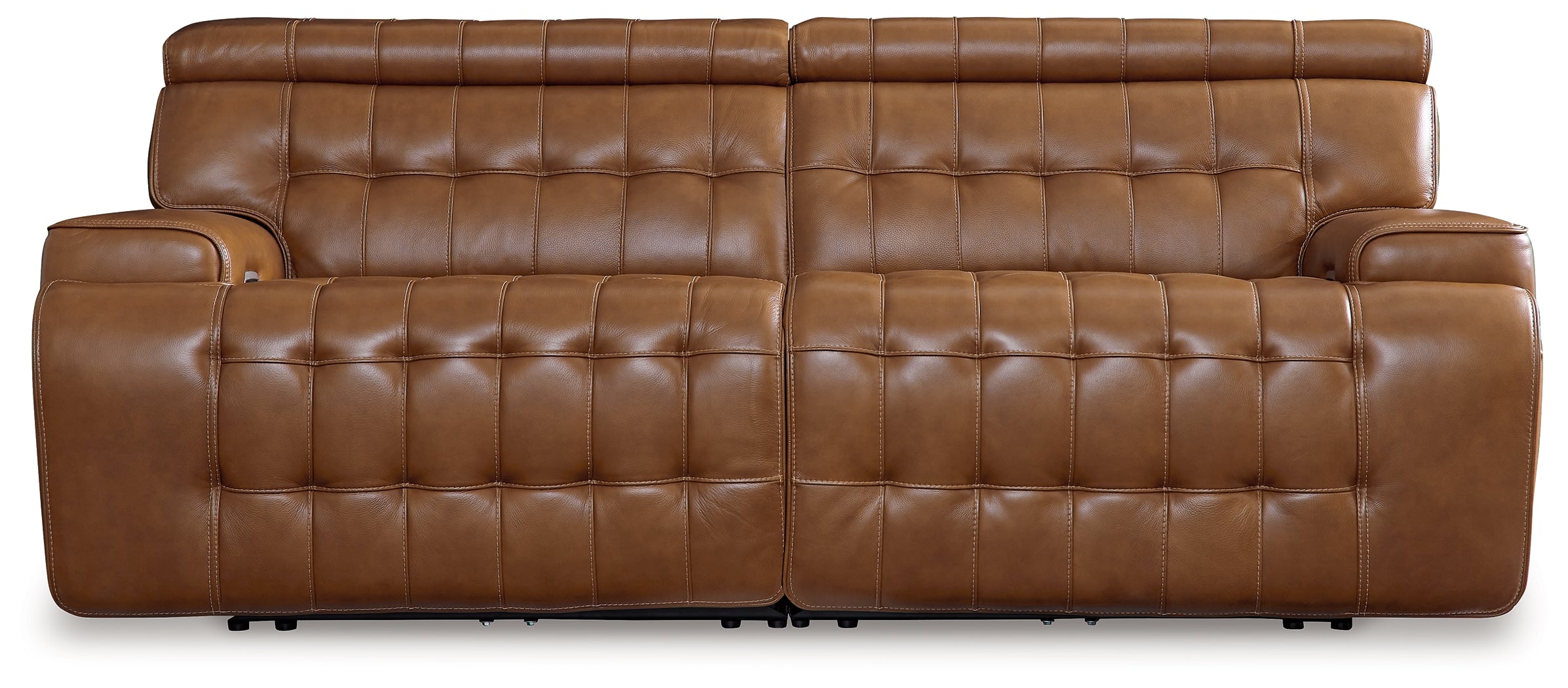 Tampa Furniture Outlet Lutz - Ashley Furniture - Temmpton Sectional - 2-Piece Power Reclining Sectional Loveseat / Chocolate - U92708S1