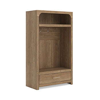 Tampa Furniture Outlet Lutz - Ashley Furniture - Dovander Hall Tree with Storage Bench - Hall Tree with Storage Bench - W1121-79