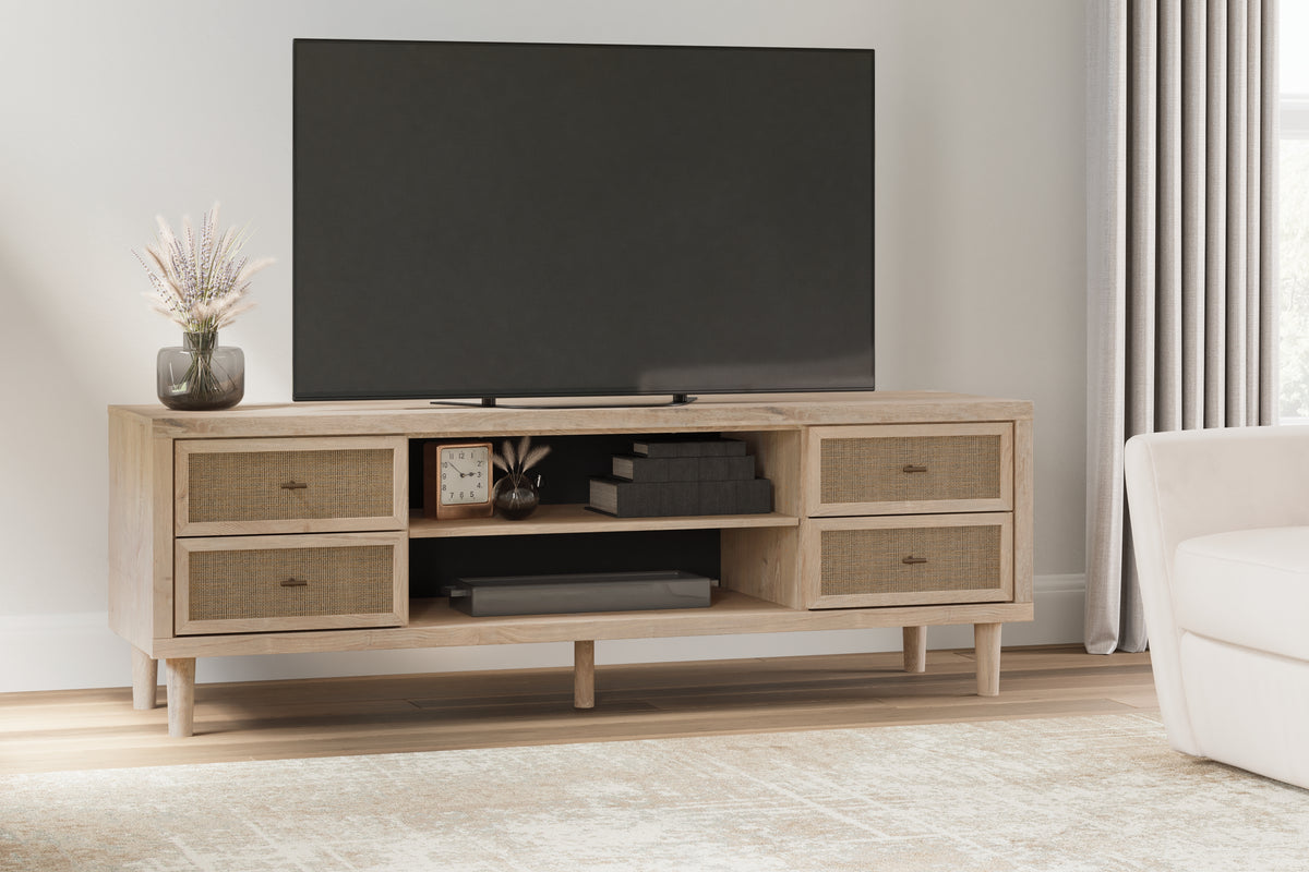 Tampa Furniture Outlet Lutz - Ashley Furniture - Cielden TV Stand - 72" / Two-tone - W1199-68