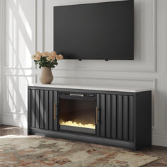 Tampa Furniture Outlet Lutz - Ashley Furniture - Cadmori 63" TV Stand with Electric Fireplace - 63" TV Stand with Electric Fireplace - W2616W1