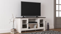 Tampa Furniture Outlet Lutz - Ashley Furniture - Dorrinson 60" TV Stand - 60" / Two-tone - W287-68