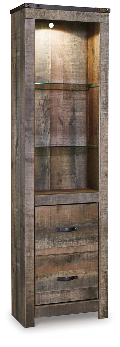 Tampa Furniture Outlet Lutz - Ashley Furniture - Trinell Entertainment Center - Pier / Brown - W446-24