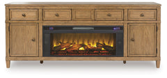 Sharlance 81" TV Stand with Electric Fireplace