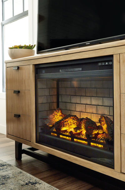 Tampa Furniture Outlet Lutz - Ashley Furniture - Entertainment Accessories Electric Infrared Fireplace Insert - Electric Infrared Fireplace Insert / Black - W100-121