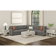 Westland Coffee Table with Casters in Almond – SKU T-13000-6-CT | Elements